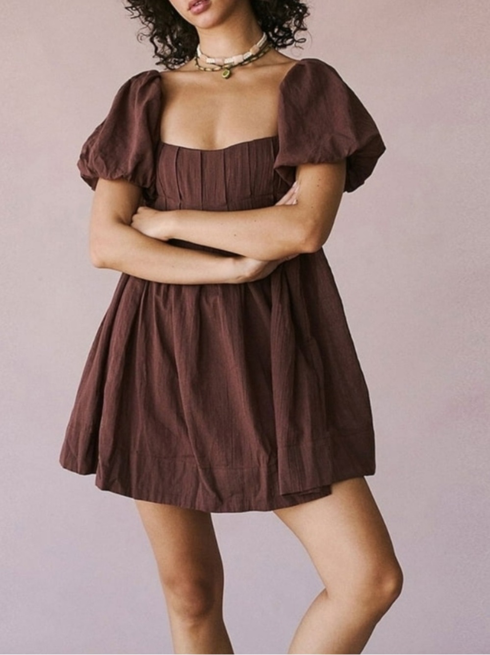 Free People Marina Dress In Chocolate Love S